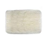 Tapis de bain en microfibre antidérapant rectangulaire blanc L.90 x l.60 cm Fino