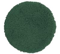 Tapis de bain en microfibre antidérapant rond vert foncé 60 cm Highland