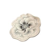 Tapis de Bain Fleur Tapis de Salle Bain en Silicone Dendroid antidérapant | Tapis à séchage rapide for entrée de toilette, tapis de sol à usage domestique imprimé(COLOR 5,40*60cm)