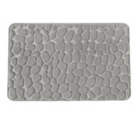 Tapis de bain galet à mémoire de forme perle 50x80cm