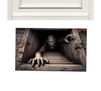 Tapis de Bain Halloween 60 x 40 cm Tapis de Sol Antidérapant et Absorbant à | Tapis de bain Halloween pour Cuisine Intérieur Entrée Chambre Porche Maison