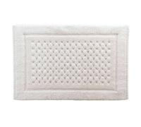 Tapis de Bain Jacquard Damaris 50x80cm Blanc