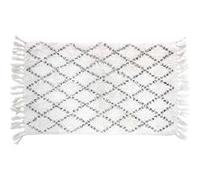 Douceur d'Intérieur – Tapis de bain Latika – Blanc 50 x 80 cm
