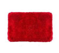 Tapis de bain - Microfibre - Antidérapant - HIGHLAND - 55x65cm - Rouge SPIRELLA