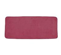 Paris Prix - Tapis de bain Vitamine - Microfibre unie 50 x 120 cm - Framboise