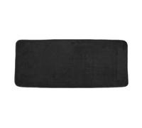 Douceur d'Intérieur - Tapis de bain Vitamine - Microfibre unie 50 x 120 cm - Noir