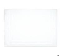 Tapis de bain ""Praia"" coton blanc 50x70cm