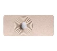 Tapis de Bain Ultra-Absorbant "Serena" 50x120cm Naturel Marron