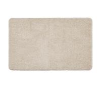 Tapis de bain uni 50x80 en polyester ecru avec fils dorés 50x80cm