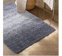 Tapis de bain Wave Antidérapant & Séchage rapide Gris-Blanc 60 x 90 cm