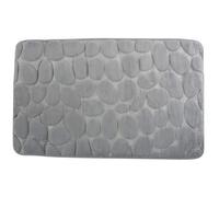 Tapis de bains - Galets - Mousse Gris - 40x60cm MSV