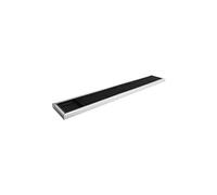 Beaumont - Tapis de bar en caoutchouc avec cadre en inox 600 x 100 mm CN741
