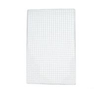 Tapis de barbecue alternatif 40 x 100 cm en maille d'acier inoxydable pour barbecue électrique au charbon de bois
