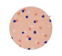 Tapis de boules de feutre Terra Rose HxØ 2x90cm