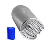 Tapis de camping - 200 x 200 cm, couverture thermique en aluminium respirant, matelas gonflable large pour camping, randonnée, chasse, aventure, tente, plage, pique-nique, pelouse, famille d'animaux