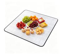 Tapis de camping | Couverture isolante en mousse double face 200 x 200 cm | Tapis de pique-nique | pour randonnée, balcon, vacances, piscine, voyage, terrasse, plein air, pique-nique, randonnée, tente