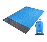 Tapis de Camping Frusde étanche Matelas de Couverture de Plage pour Pique-nique 140×200cm-Bleu Bleu G