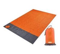 Tapis de Camping Frusde étanche Matelas de Couverture de Plage pour Pique-nique 140×200cm-Orange Orange G