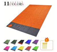 Tapis de camping ultra-léger et imperméable - Couverture douce, compacte et isolante pour l'extérieur, idéale pour la plage, le pique-nique, les voyages et les aventures dans le jardin - Parfait pour 