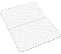 Tapis de chaise, 915 x 1225 mm Tapis de chaise de bureau pour sols recouverts de moquette, tapis de protection en plastique avec picots, antidérapant et facile à nettoyer, glisse en douceur sous le ta