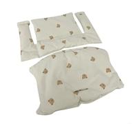 Tapis de chaise haute antidérapant pour bébé, petit ours, une pièce