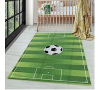 Tapis de chambre - CARPETTEX - Modèle football - Antidérapant - Lavable à la main - 120 x 170 cm