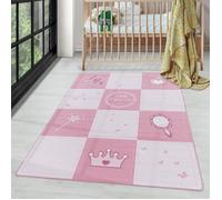Tapis de chambre - CARPETTEX - Modèle princesse - Antidérapant - Lavable - 120 x 170 cm