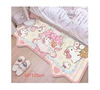 Tapis de chambre Hello Kitty multicolore 60x120cm