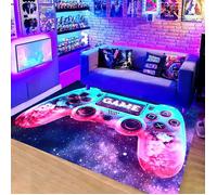 Tapis de chambre - PZCC - Gamer - Graffiti - Antidérapant TPR - 80 x 120 cm