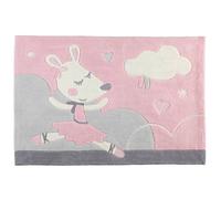 Tapis De Chambre Tufté En Acrylique - Lilibelle Rose 100X100