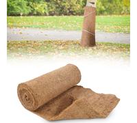 Tapis de coco Jopassy 10M x 0.5M en 100% fibres de coco 1200g/㎡, protection hivernale et contre le froid pour les plantes, protection des arbres produit naturel