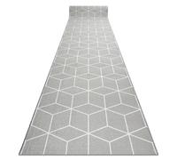 TAPIS DE COULOIR antidérapant CUBE la gomme gris 120 cm 120x250 cm