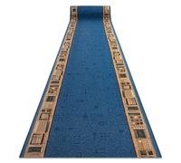 TAPIS DE COULOIR ANTIDÉRAPANT JENA bleu 120cm 120x600 cm