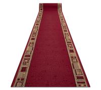 TAPIS DE COULOIR ANTIDÉRAPANT JENA bordeaux 100cm 100x150 cm
