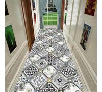 Tapis de Couloir Antidérapant Lavable Velours Cristal Poils Ras 0,6cm,0.8m | Tapis de couloir en velours cristal 0,6cm, dos à picots en caoutchouc, 7 motifs, largeur 60-140cm, longueur 1-6m