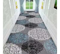 Tapis de Couloir Antidérapant Lavable Velours Cristal Poils Ras 0,6cm,0.8m | Tapis de couloir en velours cristal 0,6cm, dos à picots en caoutchouc, 7 motifs, largeur 60-140cm, longueur 1-6m