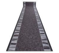 TAPIS DE COULOIR antidérapant LINEA gris 100cm 100x300 cm