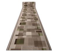 TAPIS DE COULOIR antidérapant LISTRA Géométrique antidérapant beige 100cm 100x150 cm