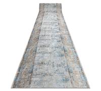 TAPIS DE COULOIR antidérapant LOTUS BORDERO 95111 gris / beige lavable 100cm 100x150 cm