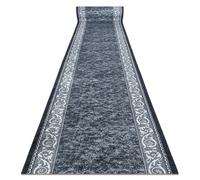 TAPIS DE COULOIR antidérapant LOTUS ROMANTIC 60980 Classique ornement gris lavable 60 cm 60x100 cm