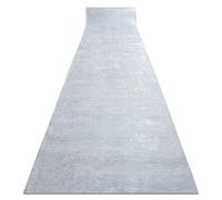 TAPIS DE COULOIR antidérapant LOTUS SMOOTH 52421 Mélange gris lavable 80cm 80x370 cm