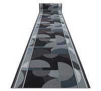 TAPIS DE COULOIR antidérapant MALIS Géométrique antidérapant gris 100cm 100x310 cm