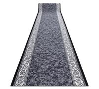 TAPIS DE COULOIR antidérapant ROMANTIC Ornement antidérapant gris 100cm 100x100 cm