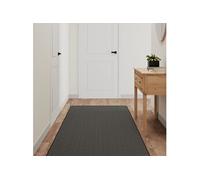 vidaXL Tapis de Couloir Sisal - Anthracite 80x400 cm