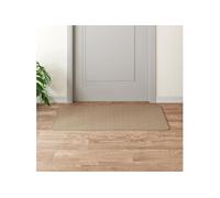 Tapis de couloir aspect sisal sable 50x100 cm 355784