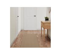 vidaXL Tapis de couloir aspect sisal sable 50x300 cm