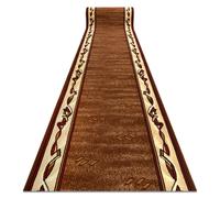TAPIS DE COULOIR BCF FILIP marron 140 cm 140x140 cm