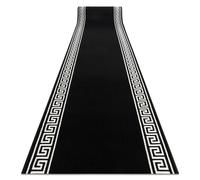 TAPIS DE COULOIR BCF MORAD Grek grec noir 60 cm 60x110 cm
