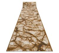 TAPIS DE COULOIR BCF MORAD Marmur Marbre beige / or gris 120 cm 120x200 cm