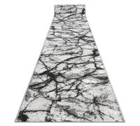 TAPIS DE COULOIR BCF MORAD Marmur Marbre gris 100 cm 100x150 cm